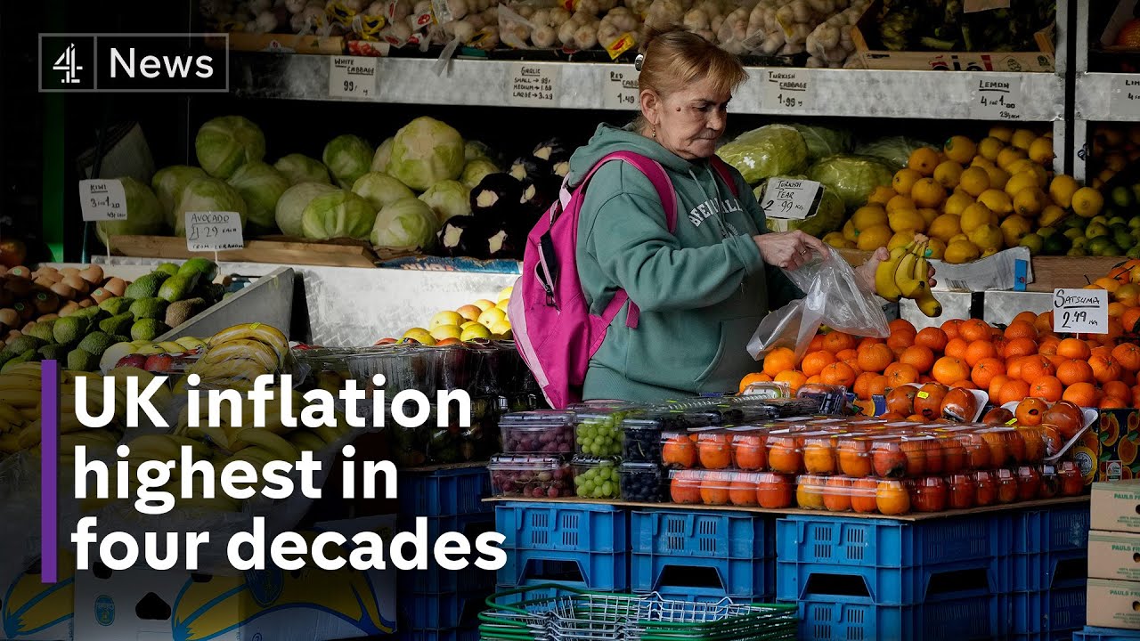 Cost of living crisis: UK inflation hits a 40-year high of 9%