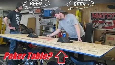 How to Build a White Trash Poker Table in Two days - Part 1