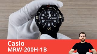 Обзор и настройка часов Casio MRW-200H-1B