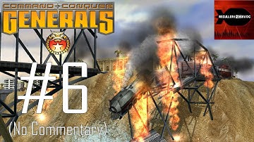 Command & Conquer: Generals: China Campaign Playthrough Part 6 (Dead in their Tracks, No Commentary)