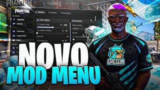 TESTEI O NOVO MOD MENU PARA FIVEM! PHANTOM MENU (puxando arma, dinheiro e muito mais)