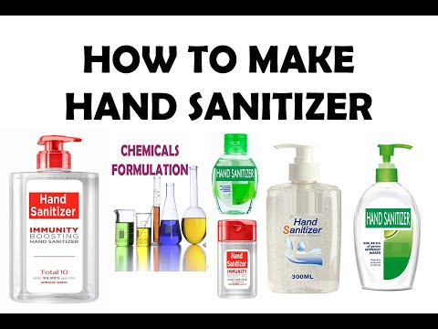 Como fazer Hand Sanitizer