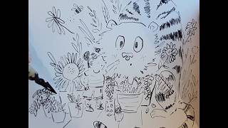 Drawing Big Cat with Emma Lazell