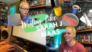 Writing like SARAH J MAAS for a DAY! // Writing Vlog