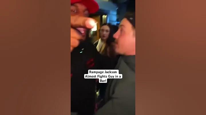 Rampage Jackson Almost Fights A Drunk Guy Who Pushed his Cameraman
