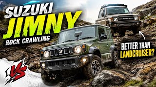 Suzuki Jimny Rock Crawling Offroad. 