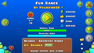 Geometry Dash прохождение уровня Fun Dance