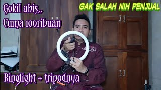 Haii Haiiiiiii~ Jadii, saat 17 Agustus kemarin saya order Ring Light + Tripod 2,1M Dan sampai tgl 22. 