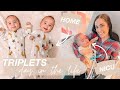 *TRIPLETS* day in the life- 2 home 1 in NICU