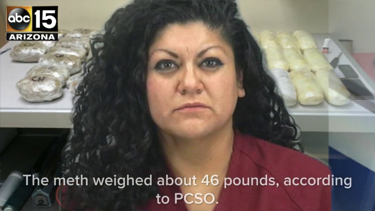 PCSO: Woman found with 46 pounds of meth during traffic stop - ABC15 ...