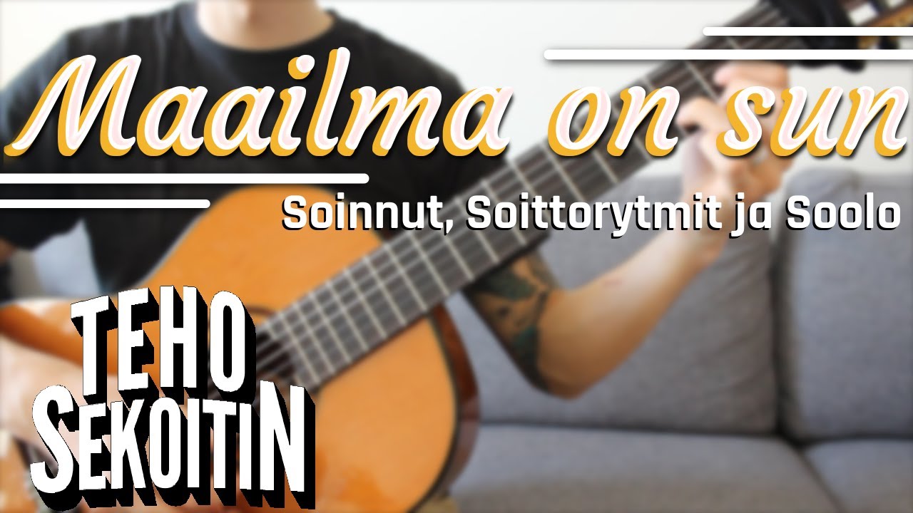 Pala Palalta: Maailma on sun - Tehosekoitin (Opetus kitaralle) - YouTube