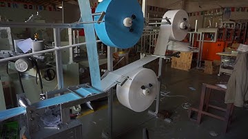 口罩机调试2 3 ply mask machine testing/ debugging