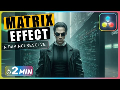 How to do MATRIX Effect with Fusion in Davinci Resolve