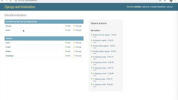 CS50W - Project3: Pizza