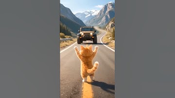 The cat saved the man