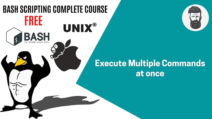 Execute Multiple Commands at Once? || Complete Course || Bash Scripting || Linux || CLI