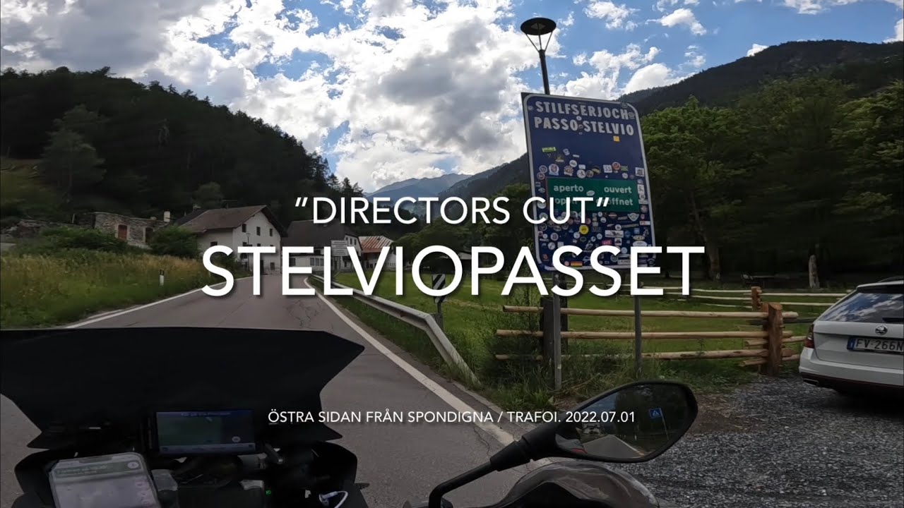 På MC till Alperna, Dag 5:2. STELVIOPASSET - ”Directors cut”.