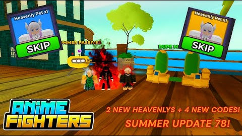 FINALLY! Summer Update 78 Has Arrived in Anime Fighters Simulator!