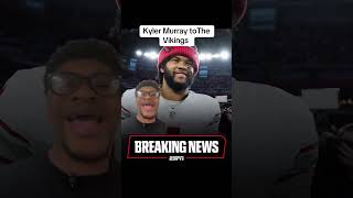 Kyler Murray is a Viking #nfl