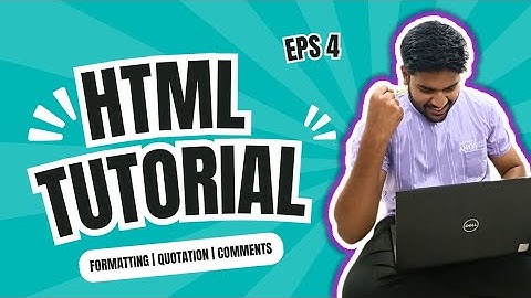HTML Tutorial #4 | html formatting | html quotation | html comments | html tutorial in Hindi