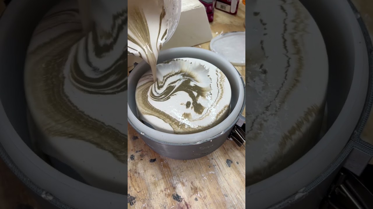 Pouring a large planter 