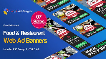 Food & Restaurant Banners Ad Template | Codecanyon Scripts and Snippets