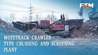Ftm New Crawler Mobile Stone Crusher
