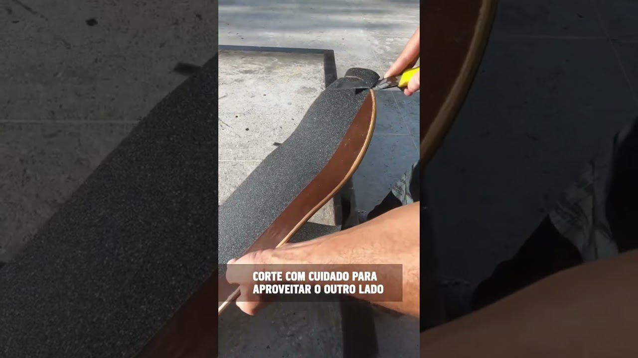 Como fazer uma listra na lixa do seu skate 