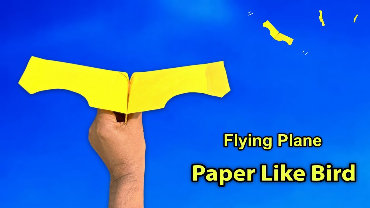 how to make new bird (flying), best a4 flying bird plane, new design flying bird plane, super plane