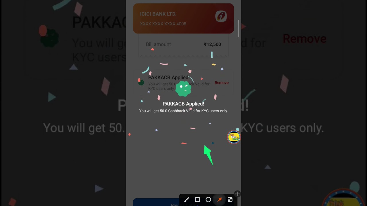 credit card bill payment 😱😱 Offer Flat 50 Cashback Instant Received 🖤🖤 