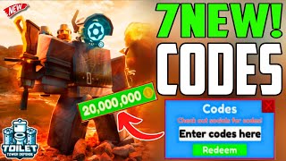 UPDATE!! [EP73 PART 1] WORKING CODES IN TOILET TOWER DEFENSE IN ROBLOX CODES 2024 May