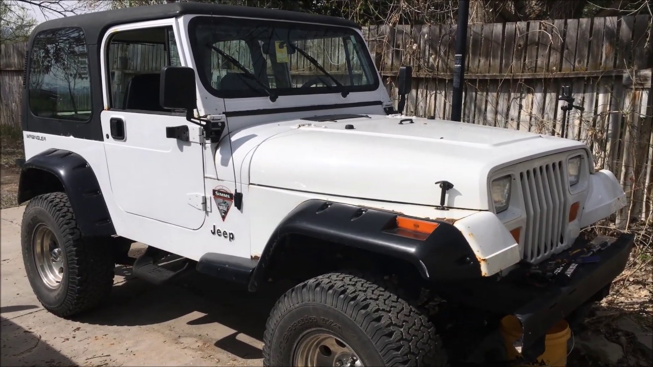 Jeep wrangler  radiator replacement - YouTube