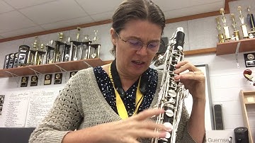 G Major Scale for Bass Clarinet 1 Octave