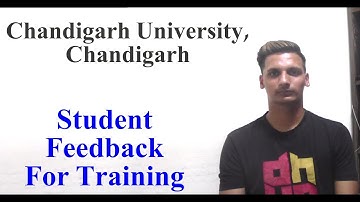 Chandigarh University Student Feedback For Training