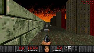 Famous Psx Doom Cut map from the 0.5 alpha (UV-100%) (PsyDoom 1.1.1) Vulkan Renderer Profile