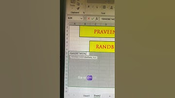 Generate Random Numbers Automatically in Excel ⚡ | RANDBETWEEN Function Tutorial