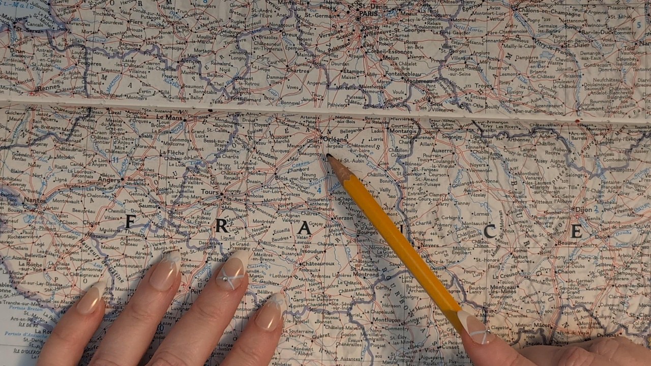 ASMR ~ Centre-Val de Loire, France History & Geography ~ Soft Spoken Map Tracing Google Earth