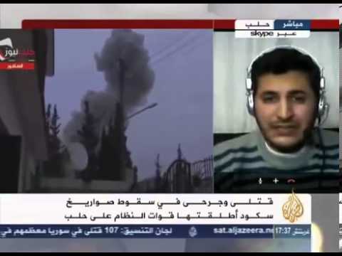 قصف مناطق في حلب بصواريخ سكود و مجازر و دمار هائل22 2