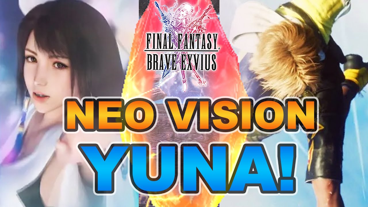 Final Fantasy Brave Exvius - NV Yuna Announced! All Final Fantasy 10 CG Limit Bursts!