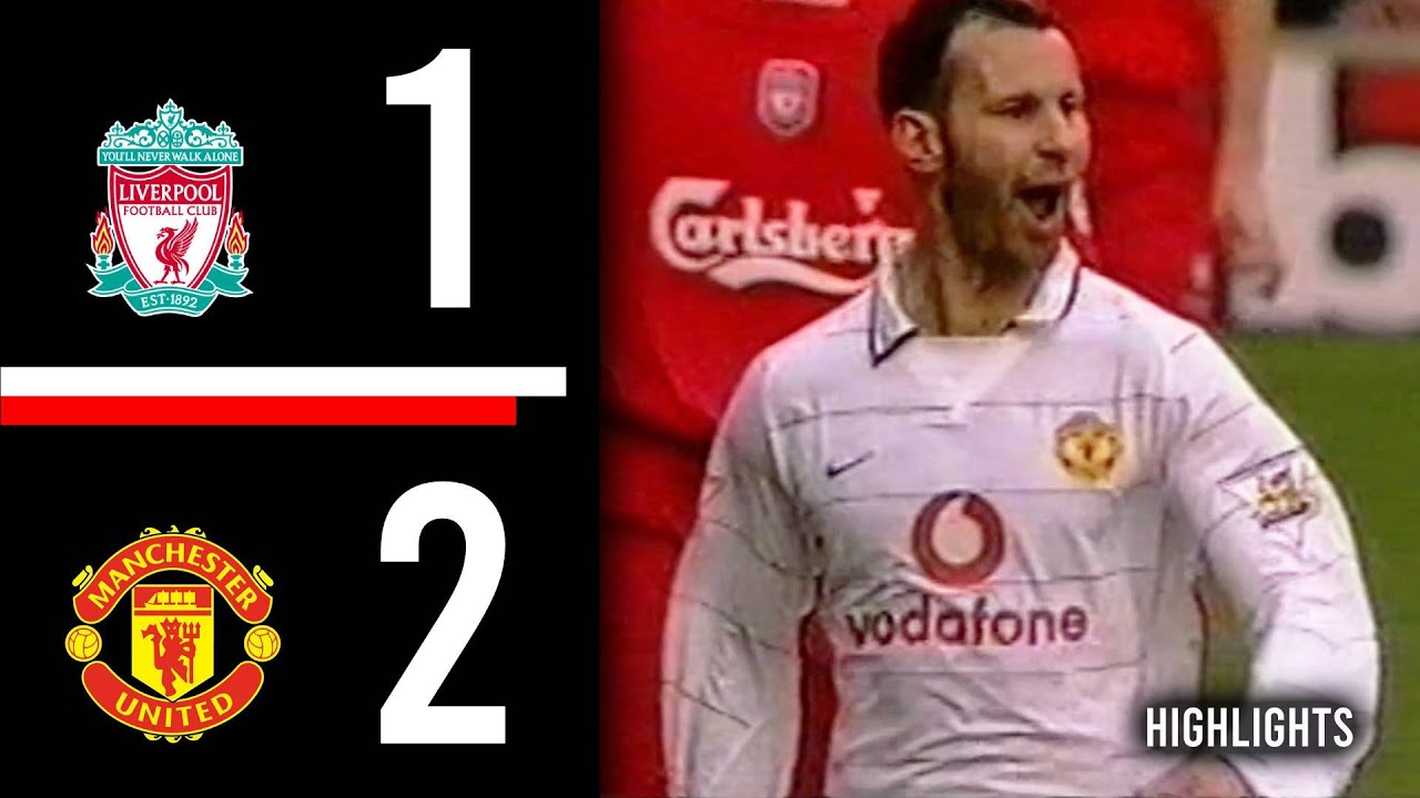 Liverpool v Manchester United | Giggs scores a Double | Extended Highlights | 2003/2004