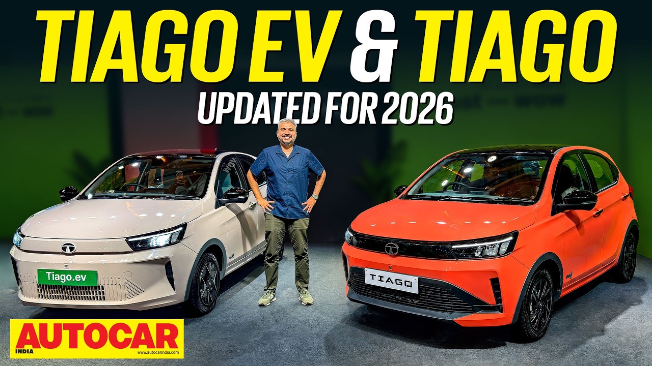 2026 Tata Tiago and Tiago EV facelift -  Small car gets big changes | Walkaround | Autocar India