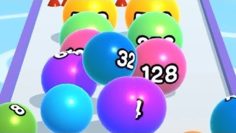 BALL RUN 2048  - All  Levels Gameplay IOS  (Levels 119 -122).