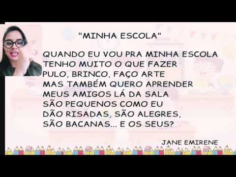 POEMA MINHA ESCOLA