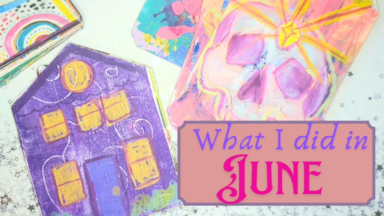 June wrap up - art and grimoire flip