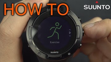 How to Start Activity with Suunto 5 Watch