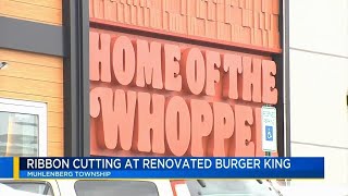Revamped Muhlenberg Twp. Burger King gets 'sizzling' new look