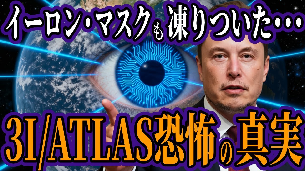 イーロン・マスクが暴露した「3I/ATLASは生きている」…各国政府が隠蔽する異星の証拠と地球に到達する"迎撃コース"の恐怖【都市伝説 オカルト スピリチュアル ミステリー】