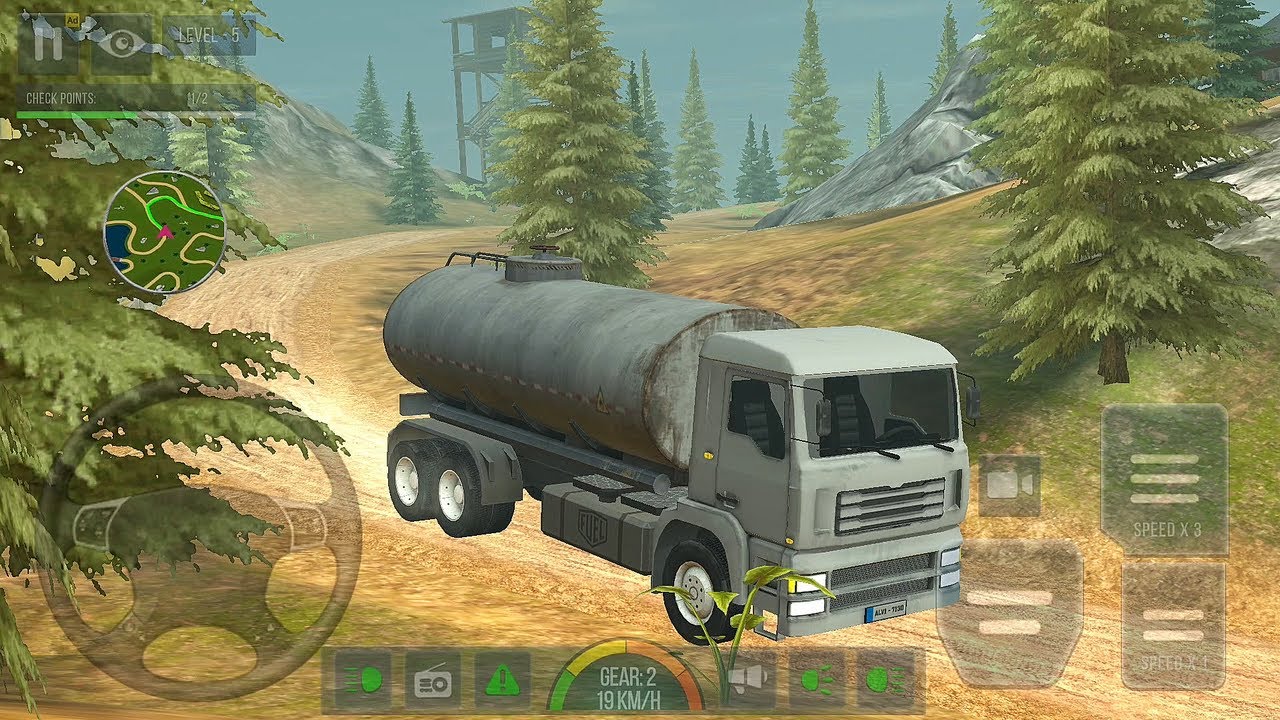 Driving Tanker Truck | OffRoad Euro Truck Simulator