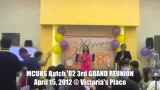 MCUHS Batch '82 3rd Grand Reunion Part 2 Introduction of Guests.wmv
