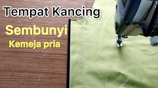 How to Sew a Hidden Button Placket for Men's Shirts